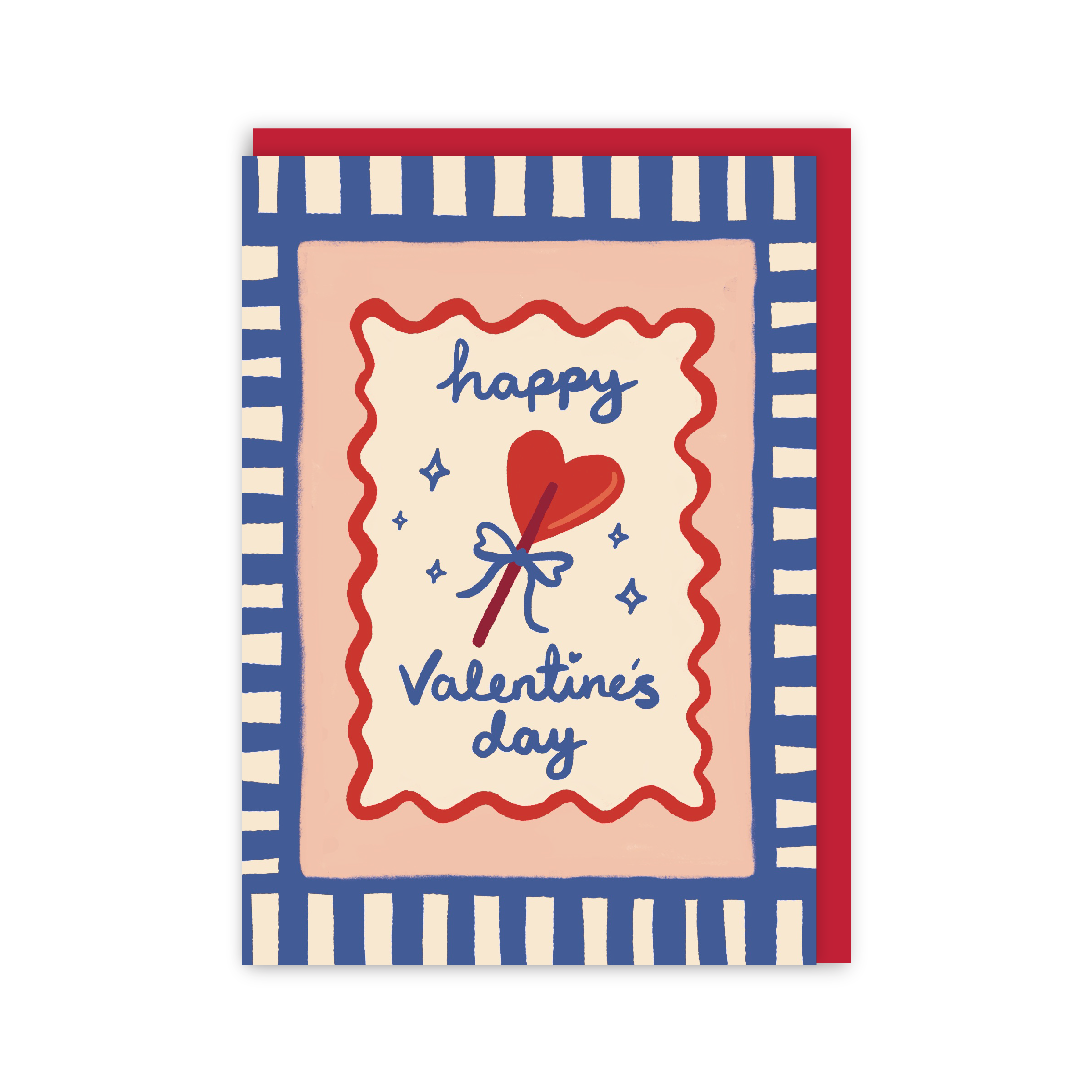 Heart Lollipop Valentine's Card