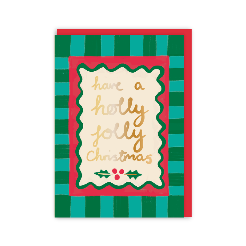 Holly Jolly Christmas Card-zoom-