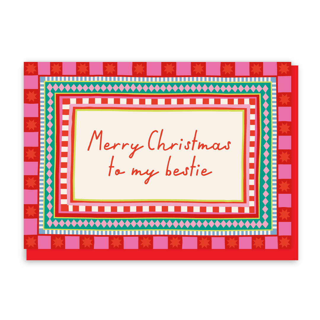 Christmas Bestie Cosy Christmas Card