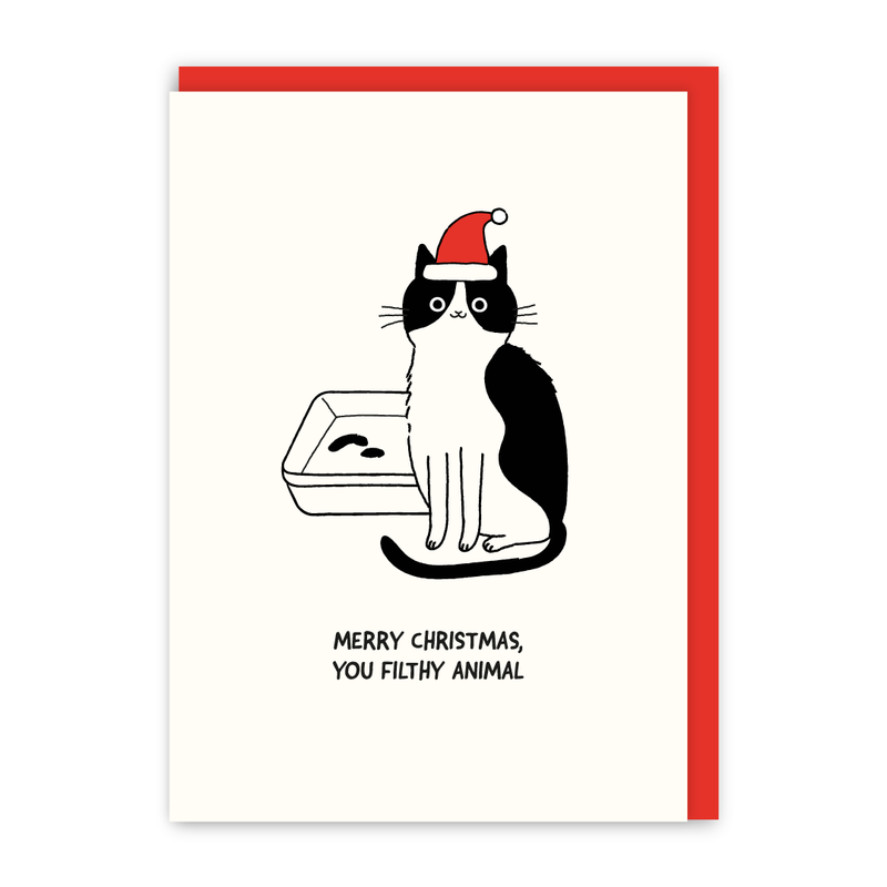 You Filthy Animal Christmas Card-zoom-