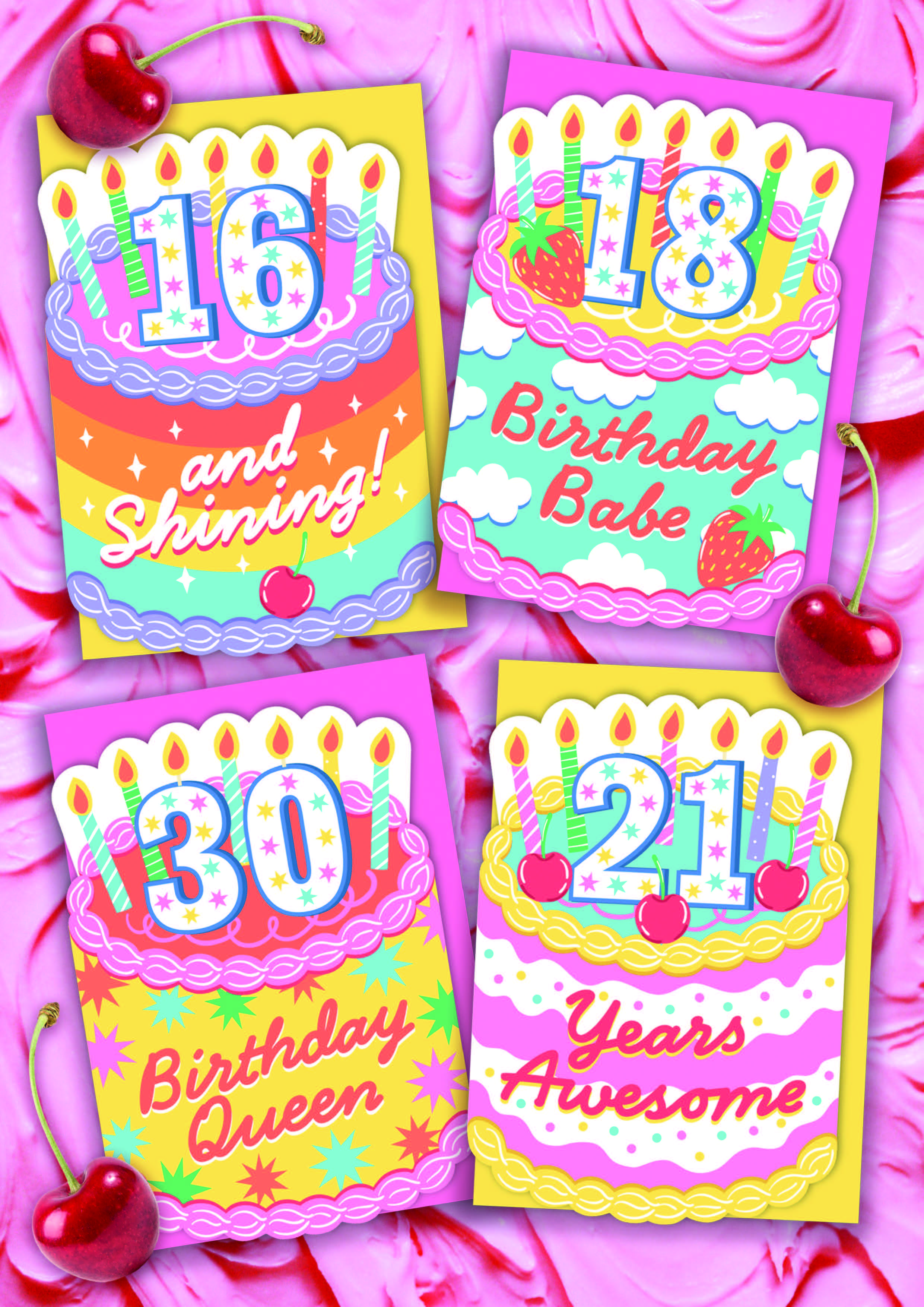 Happy Birthday Cake Card