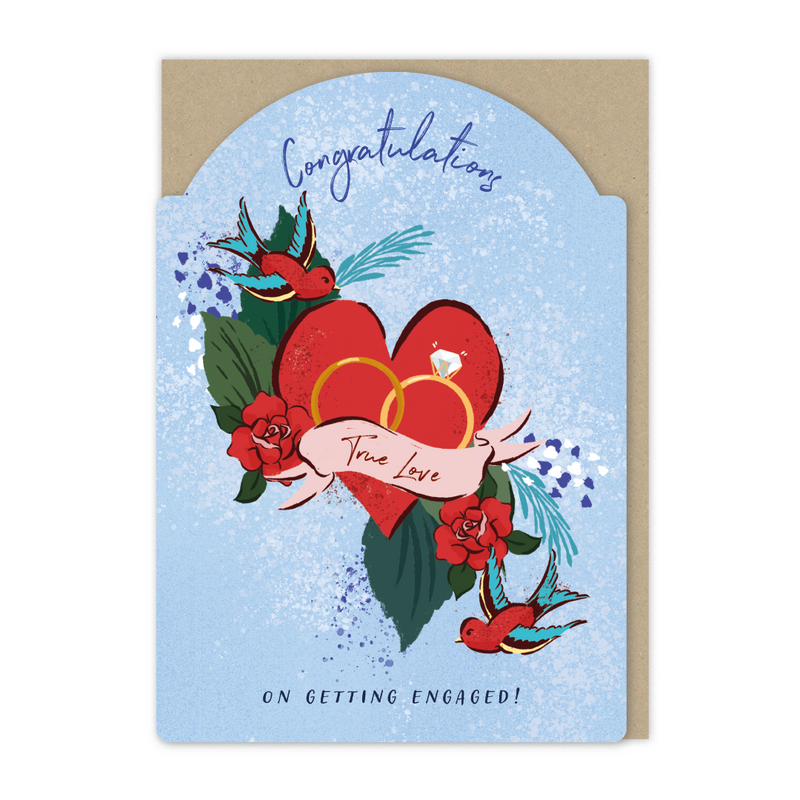 True Love Engagement Card-zoom-