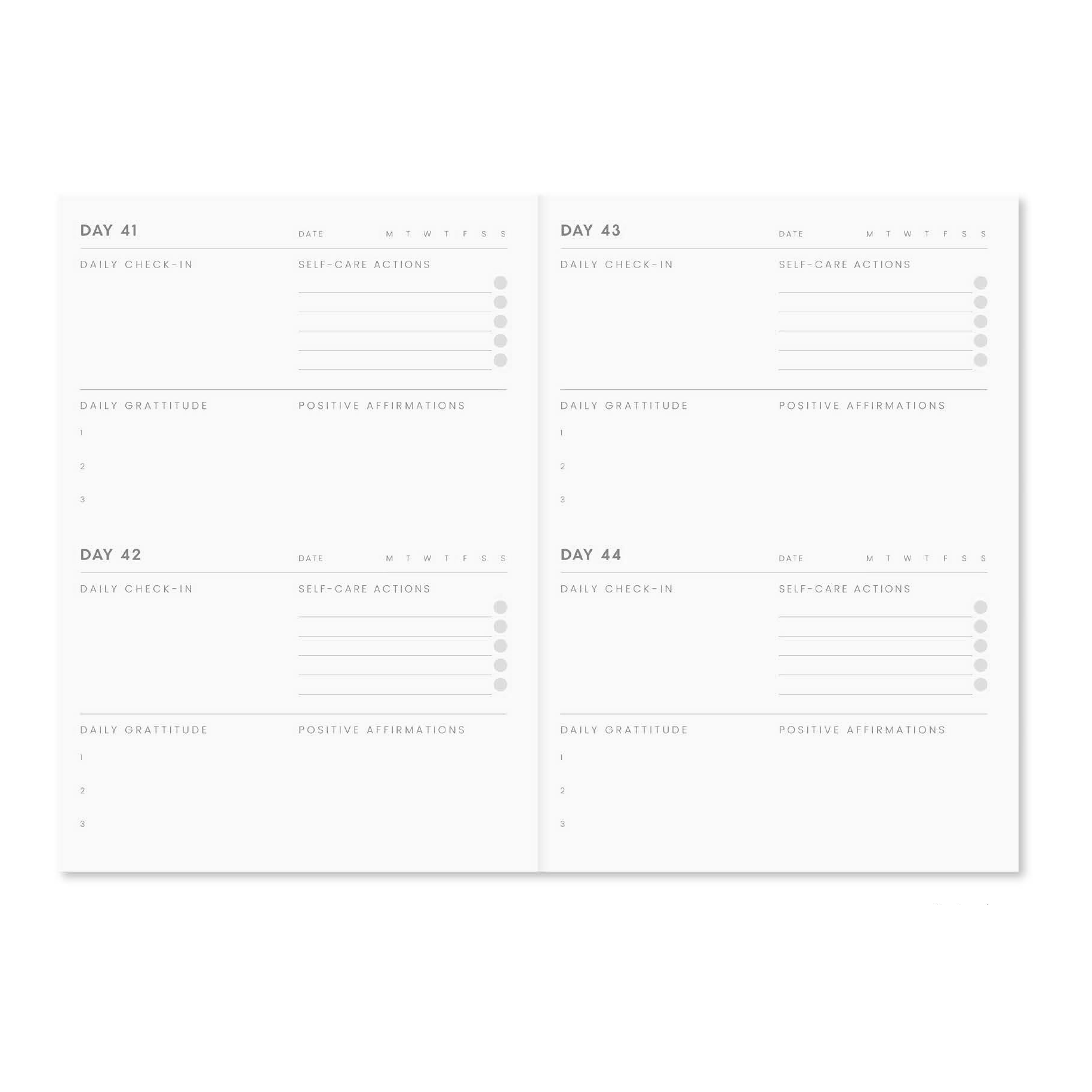 Reverie 365 Self Care Journal