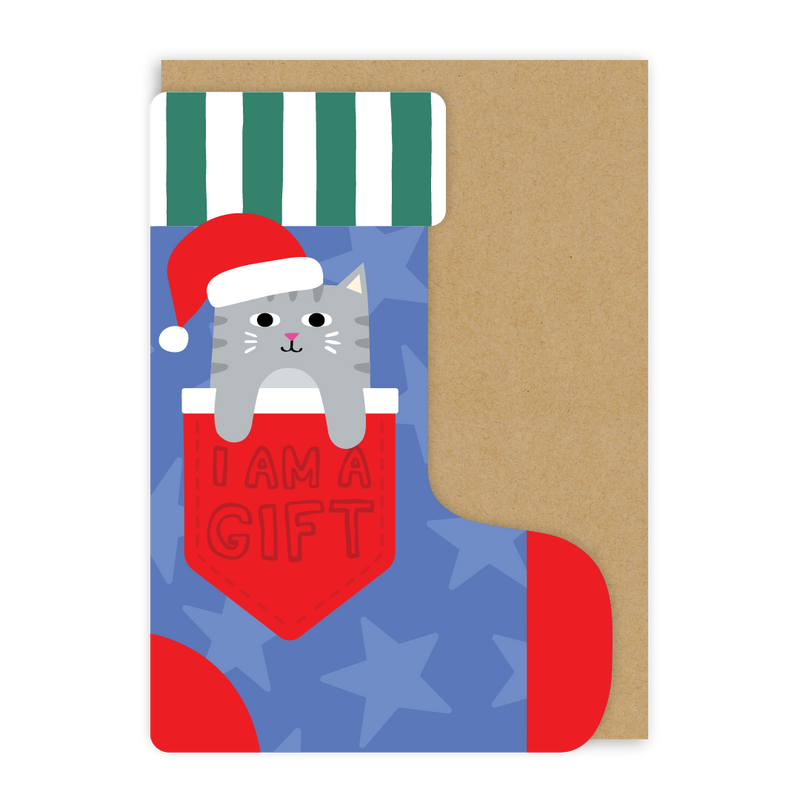 I Am A Gift Cat Card-zoom-