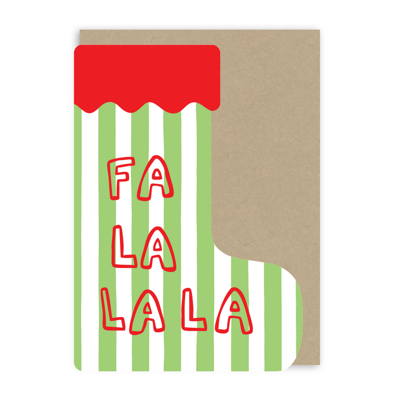 Fa La La Christmas Card-zoom-