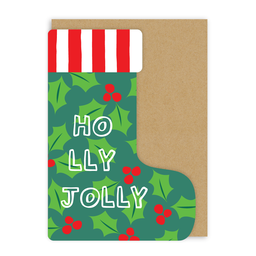 Holly Jolly Christmas Card