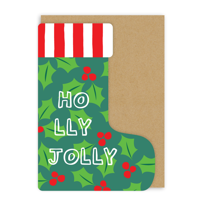 Holly Jolly Christmas Card-zoom-